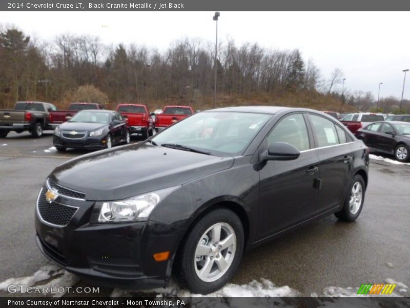 Black Granite Metallic / Jet Black 2014 Chevrolet Cruze LT