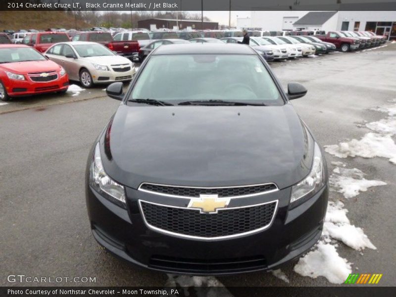 Black Granite Metallic / Jet Black 2014 Chevrolet Cruze LT