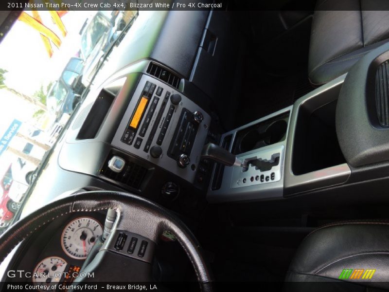 Blizzard White / Pro 4X Charcoal 2011 Nissan Titan Pro-4X Crew Cab 4x4