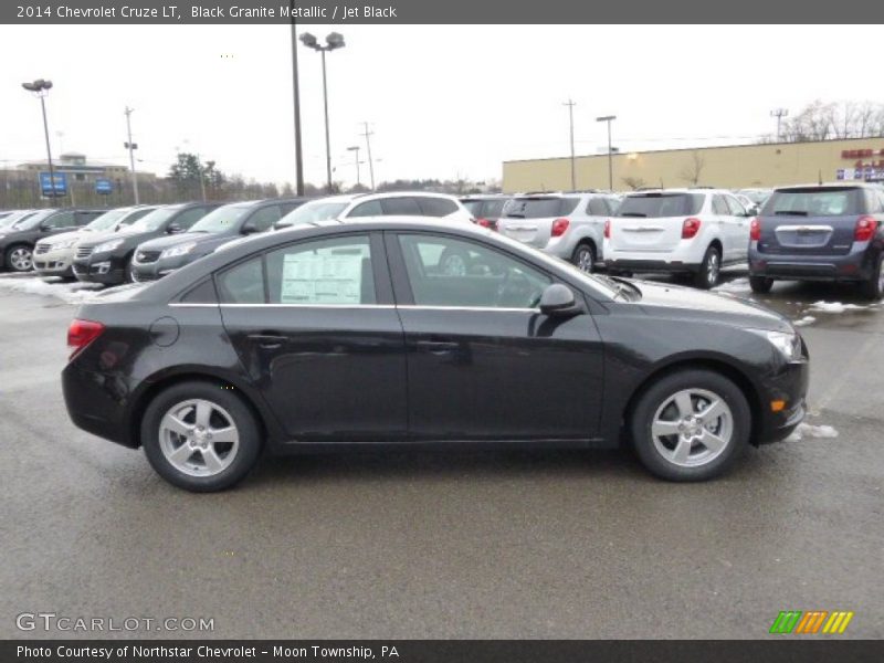 Black Granite Metallic / Jet Black 2014 Chevrolet Cruze LT