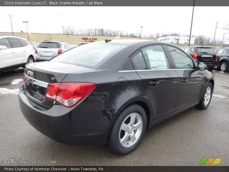Black Granite Metallic / Jet Black 2014 Chevrolet Cruze LT