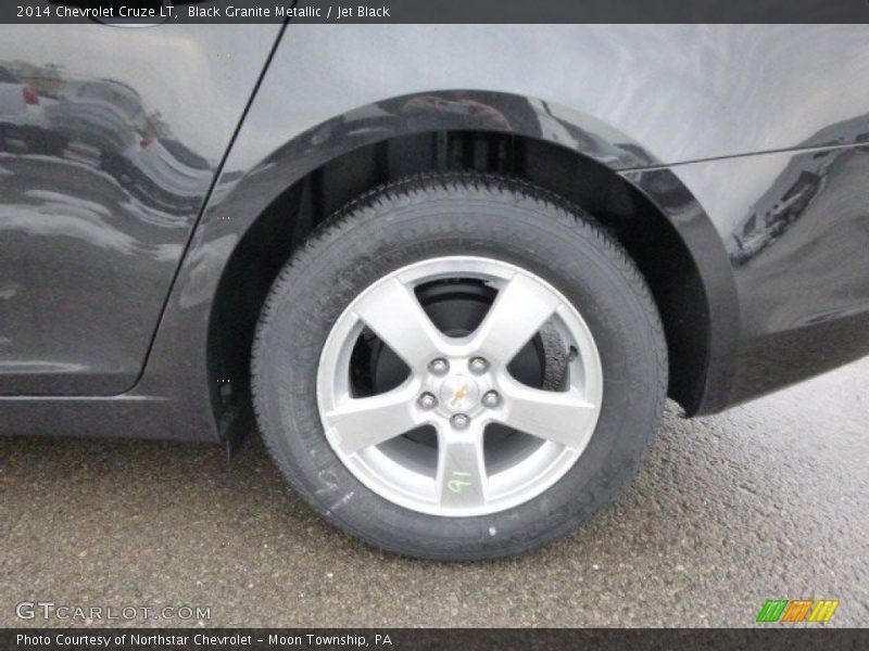 Black Granite Metallic / Jet Black 2014 Chevrolet Cruze LT