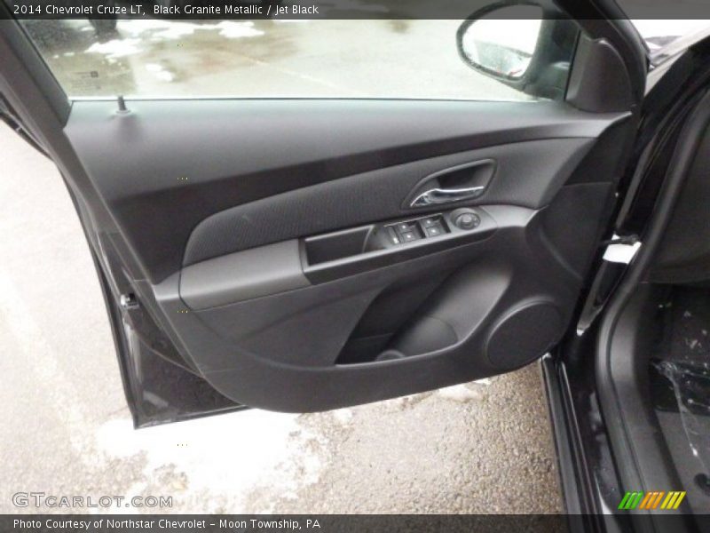 Black Granite Metallic / Jet Black 2014 Chevrolet Cruze LT