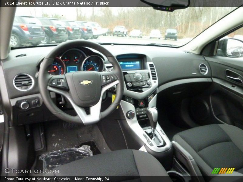 Black Granite Metallic / Jet Black 2014 Chevrolet Cruze LT