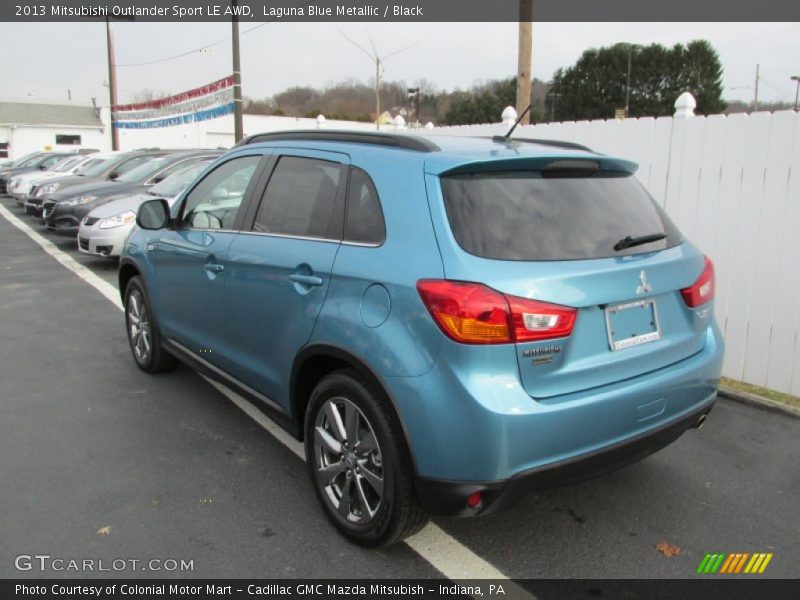 Laguna Blue Metallic / Black 2013 Mitsubishi Outlander Sport LE AWD