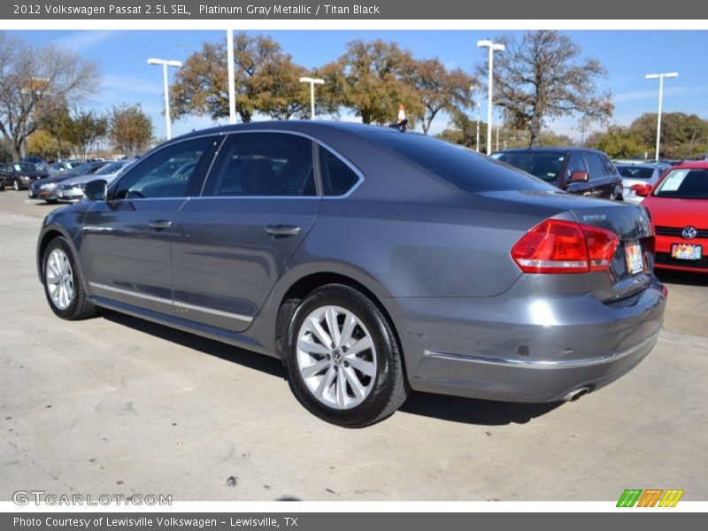 Platinum Gray Metallic / Titan Black 2012 Volkswagen Passat 2.5L SEL