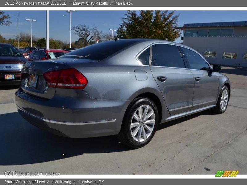 Platinum Gray Metallic / Titan Black 2012 Volkswagen Passat 2.5L SEL