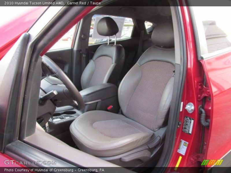 Garnet Red / Taupe 2010 Hyundai Tucson Limited AWD
