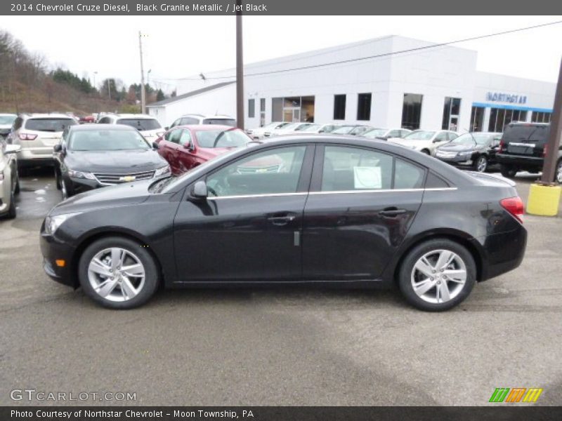 Black Granite Metallic / Jet Black 2014 Chevrolet Cruze Diesel