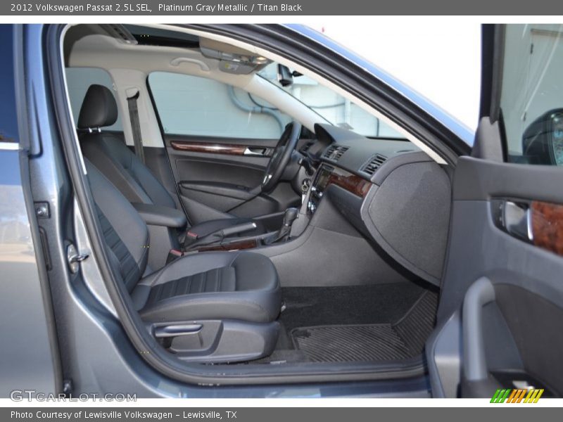 Platinum Gray Metallic / Titan Black 2012 Volkswagen Passat 2.5L SEL