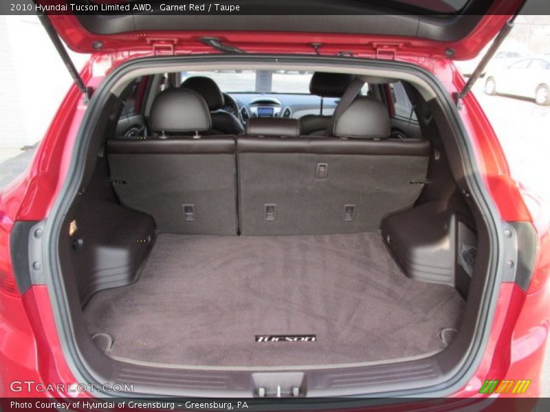 Garnet Red / Taupe 2010 Hyundai Tucson Limited AWD