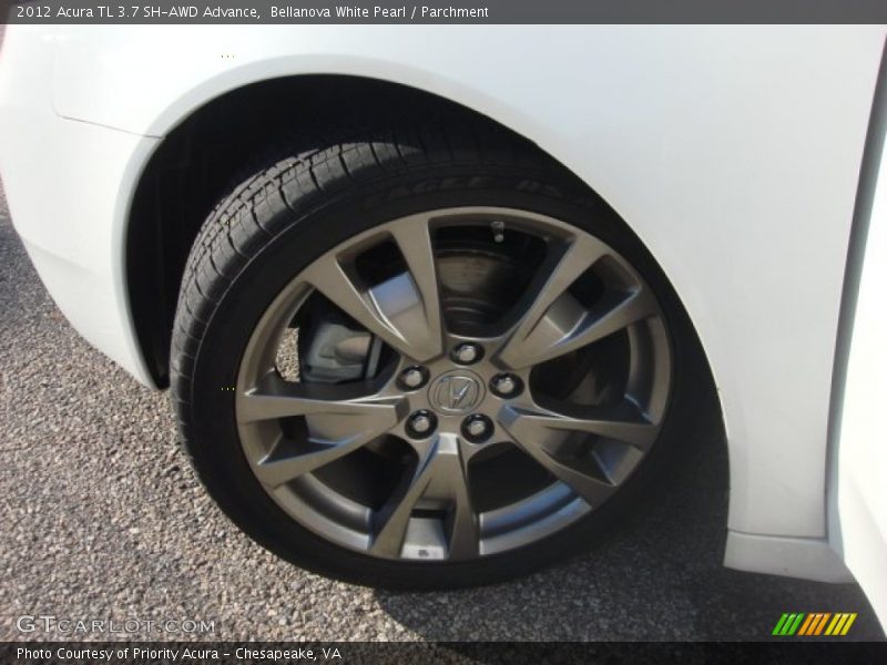 Bellanova White Pearl / Parchment 2012 Acura TL 3.7 SH-AWD Advance
