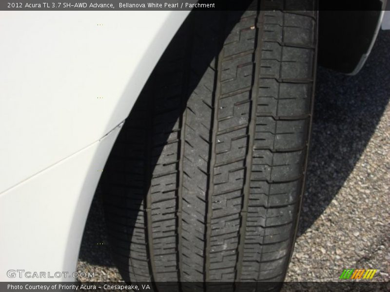 Bellanova White Pearl / Parchment 2012 Acura TL 3.7 SH-AWD Advance