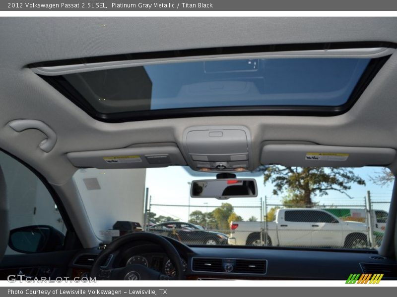 Platinum Gray Metallic / Titan Black 2012 Volkswagen Passat 2.5L SEL