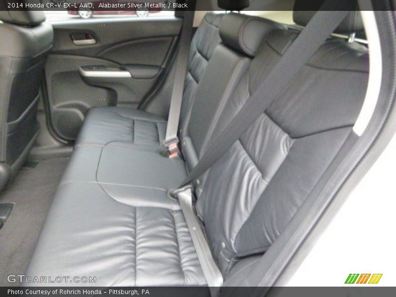 Alabaster Silver Metallic / Black 2014 Honda CR-V EX-L AWD