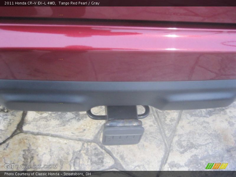 Tango Red Pearl / Gray 2011 Honda CR-V EX-L 4WD