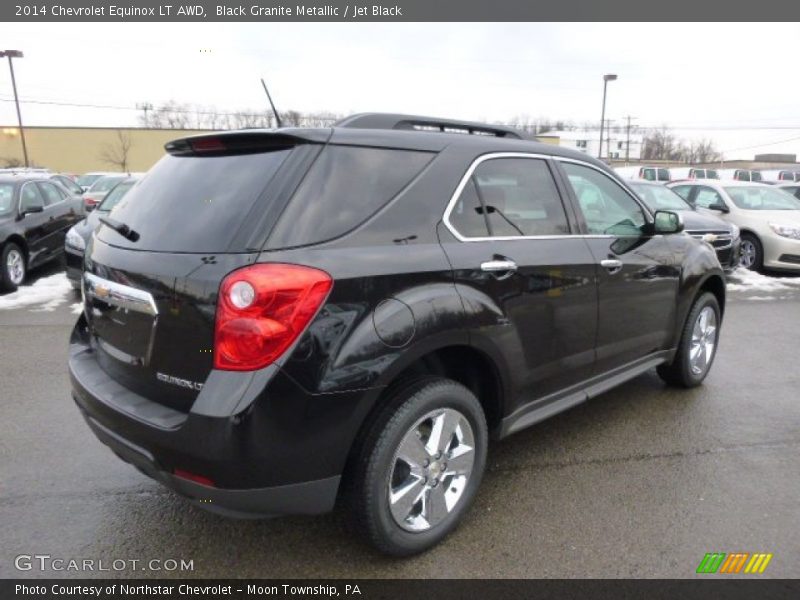 Black Granite Metallic / Jet Black 2014 Chevrolet Equinox LT AWD