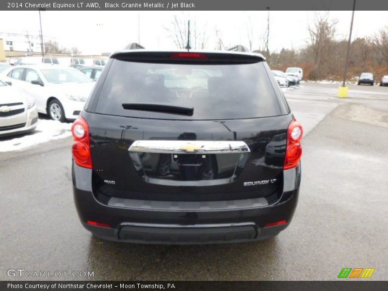 Black Granite Metallic / Jet Black 2014 Chevrolet Equinox LT AWD