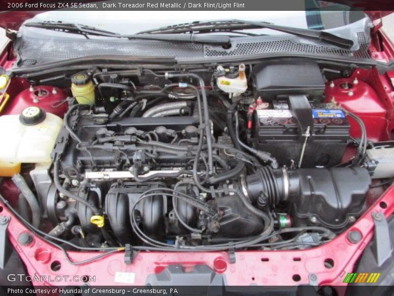 Dark Toreador Red Metallic / Dark Flint/Light Flint 2006 Ford Focus ZX4 SE Sedan