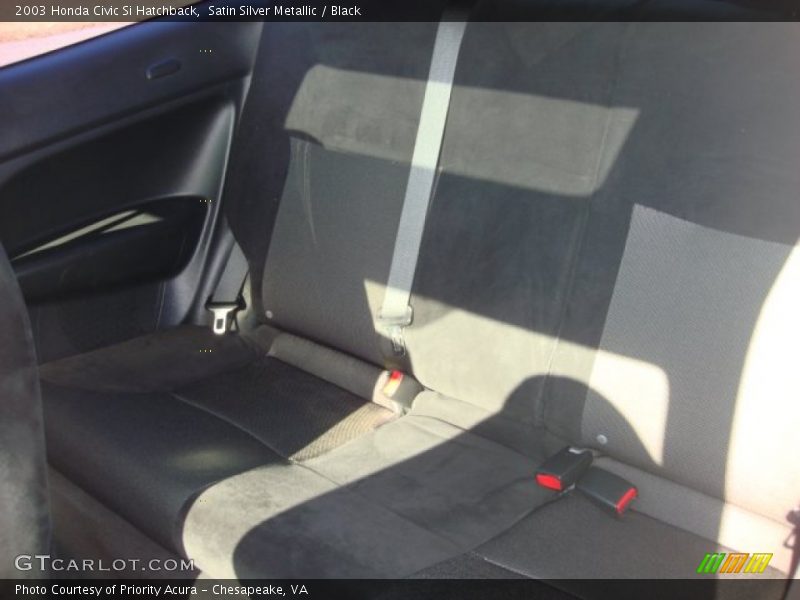 Satin Silver Metallic / Black 2003 Honda Civic Si Hatchback
