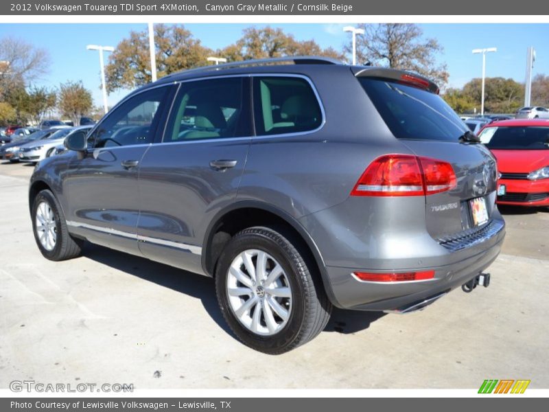 Canyon Gray Metallic / Cornsilk Beige 2012 Volkswagen Touareg TDI Sport 4XMotion