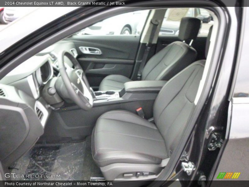 Black Granite Metallic / Jet Black 2014 Chevrolet Equinox LT AWD