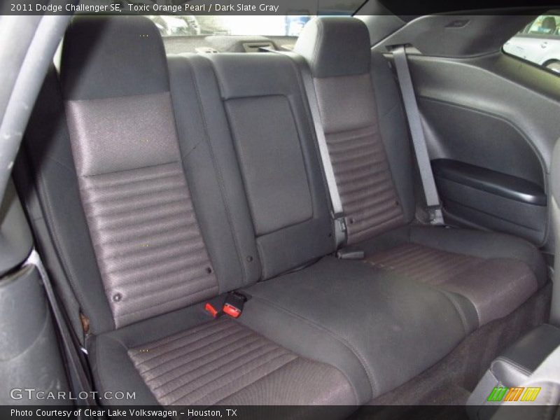 Toxic Orange Pearl / Dark Slate Gray 2011 Dodge Challenger SE