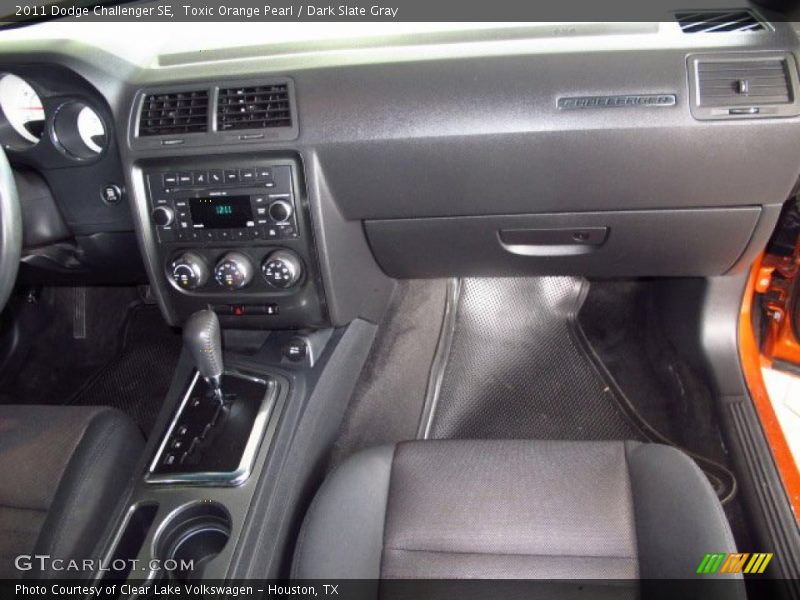 Toxic Orange Pearl / Dark Slate Gray 2011 Dodge Challenger SE