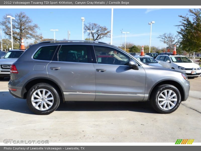 Canyon Gray Metallic / Cornsilk Beige 2012 Volkswagen Touareg TDI Sport 4XMotion