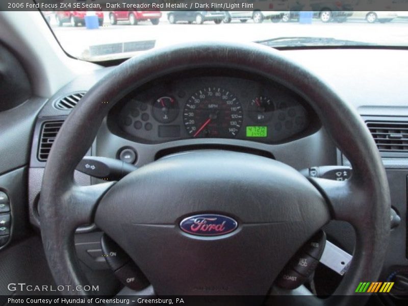 Dark Toreador Red Metallic / Dark Flint/Light Flint 2006 Ford Focus ZX4 SE Sedan