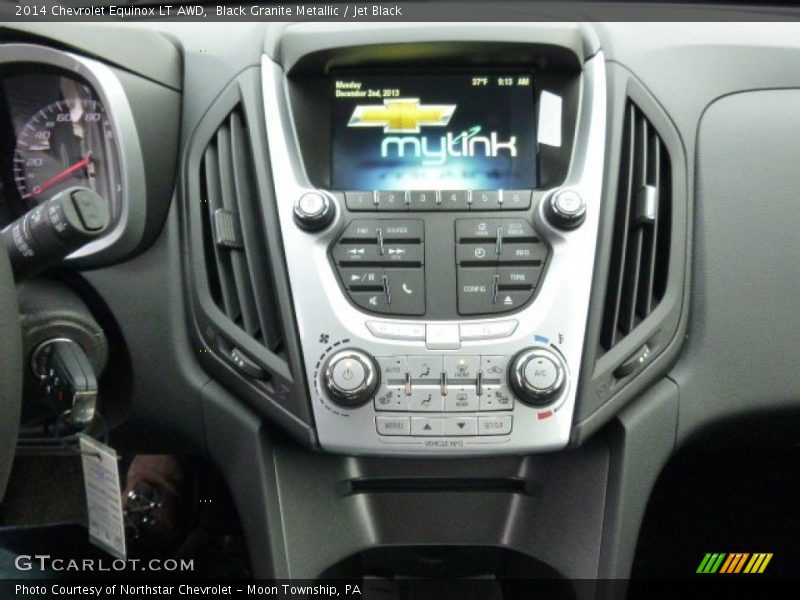 Black Granite Metallic / Jet Black 2014 Chevrolet Equinox LT AWD