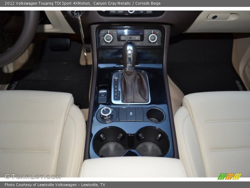 Canyon Gray Metallic / Cornsilk Beige 2012 Volkswagen Touareg TDI Sport 4XMotion