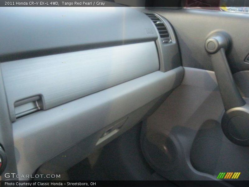Tango Red Pearl / Gray 2011 Honda CR-V EX-L 4WD