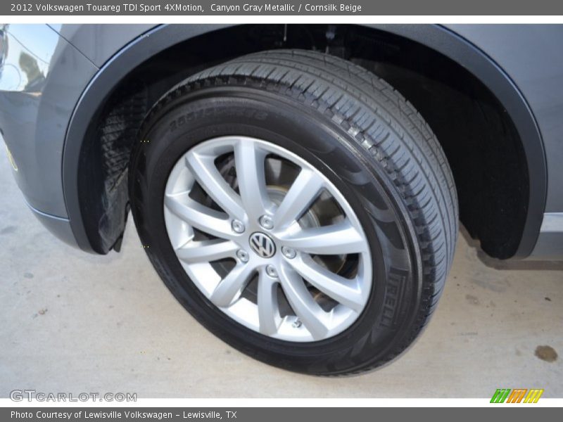 Canyon Gray Metallic / Cornsilk Beige 2012 Volkswagen Touareg TDI Sport 4XMotion