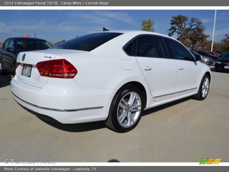 Candy White / Cornsilk Beige 2014 Volkswagen Passat TDI SE