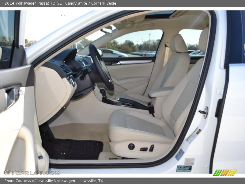Candy White / Cornsilk Beige 2014 Volkswagen Passat TDI SE