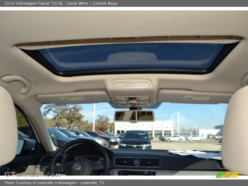 Candy White / Cornsilk Beige 2014 Volkswagen Passat TDI SE