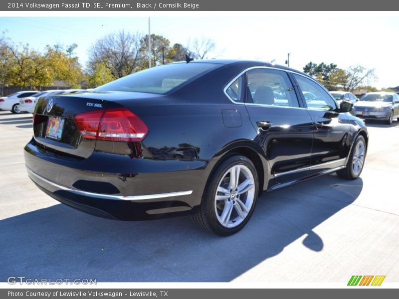 Black / Cornsilk Beige 2014 Volkswagen Passat TDI SEL Premium