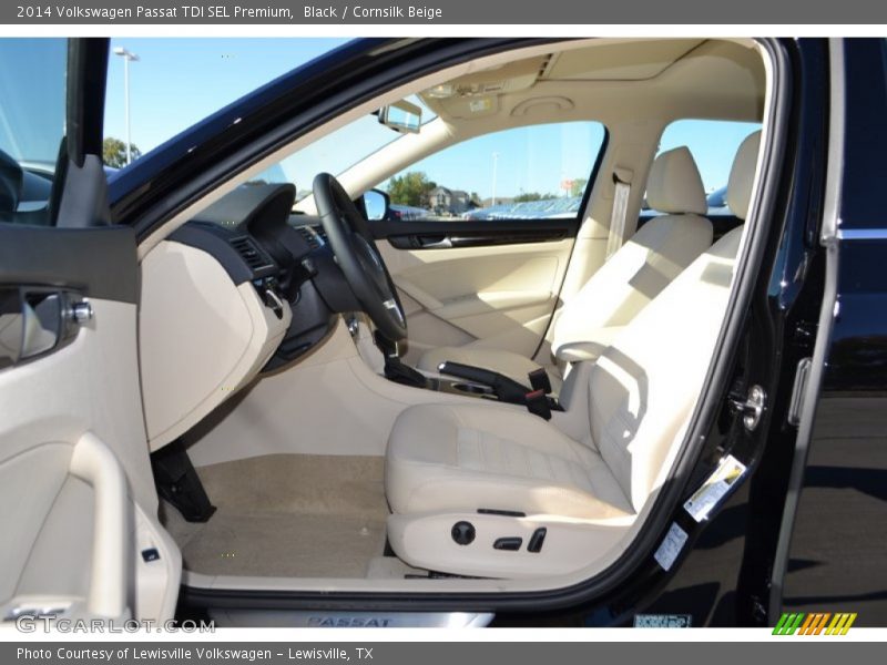Black / Cornsilk Beige 2014 Volkswagen Passat TDI SEL Premium