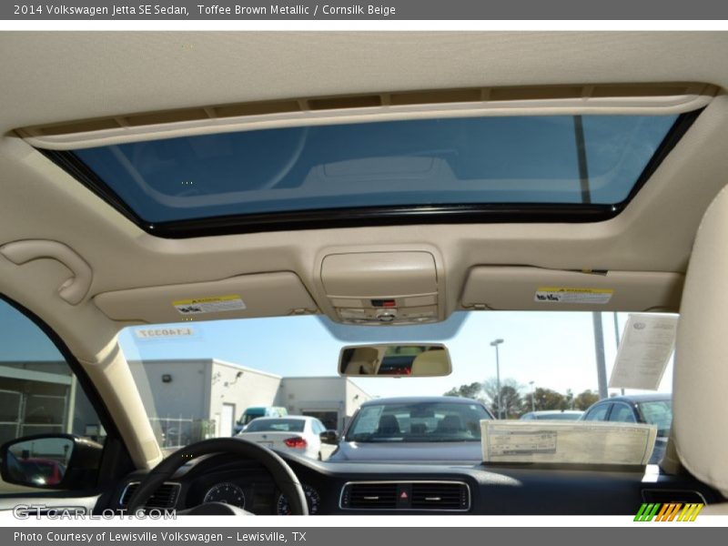 Toffee Brown Metallic / Cornsilk Beige 2014 Volkswagen Jetta SE Sedan
