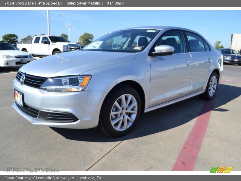 Reflex Silver Metallic / Titan Black 2014 Volkswagen Jetta SE Sedan