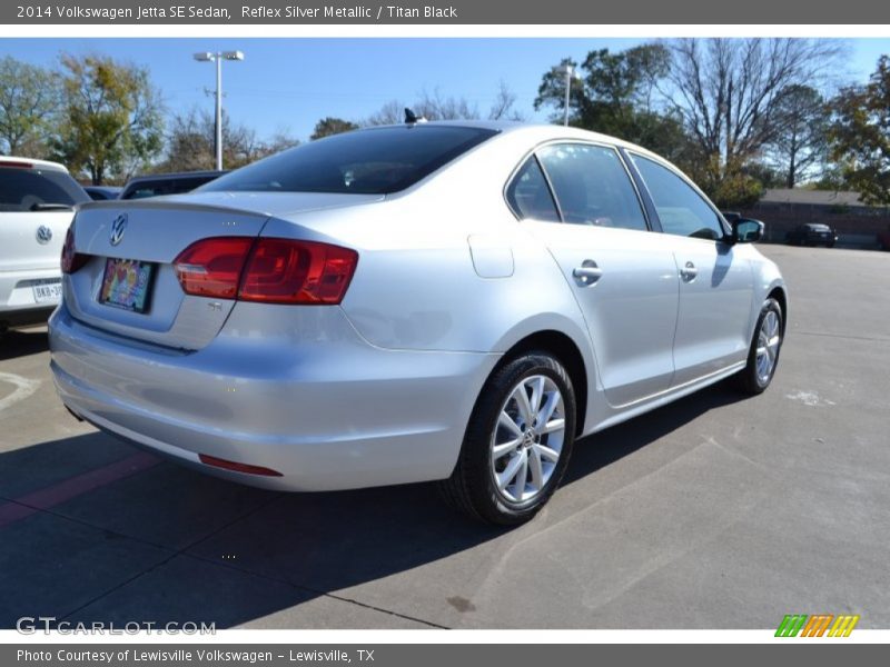 Reflex Silver Metallic / Titan Black 2014 Volkswagen Jetta SE Sedan
