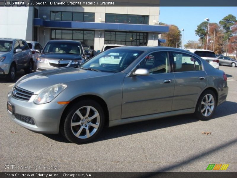 Diamond Graphite Metallic / Graphite 2006 Infiniti G 35 Sedan