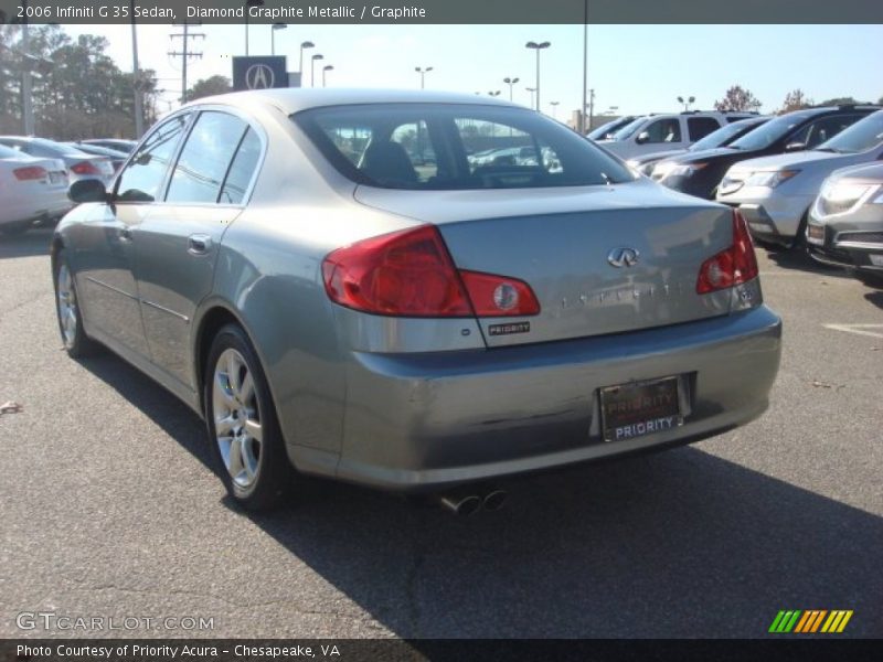 Diamond Graphite Metallic / Graphite 2006 Infiniti G 35 Sedan