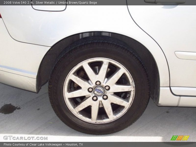 Silver Metallic / Umbra Brown/Quartz Beige 2008 Volvo S40 2.4i