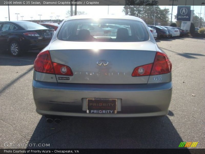 Diamond Graphite Metallic / Graphite 2006 Infiniti G 35 Sedan