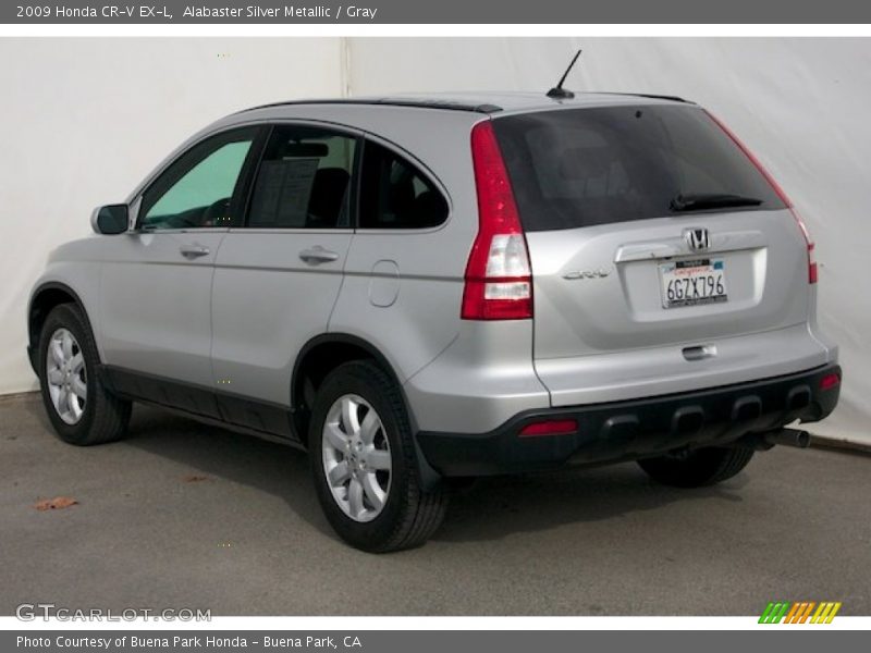 Alabaster Silver Metallic / Gray 2009 Honda CR-V EX-L