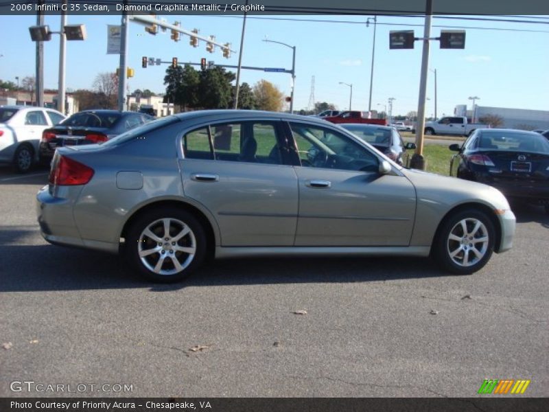 Diamond Graphite Metallic / Graphite 2006 Infiniti G 35 Sedan