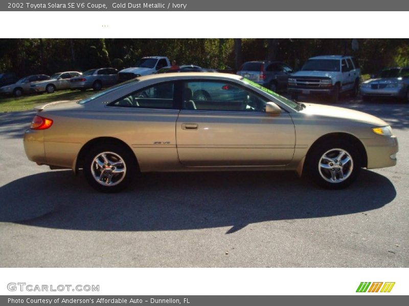 Gold Dust Metallic / Ivory 2002 Toyota Solara SE V6 Coupe