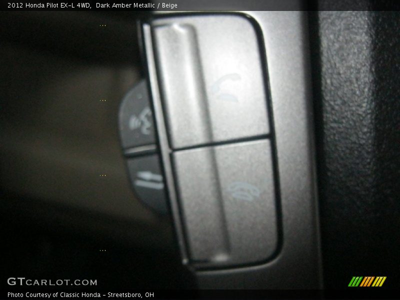 Dark Amber Metallic / Beige 2012 Honda Pilot EX-L 4WD